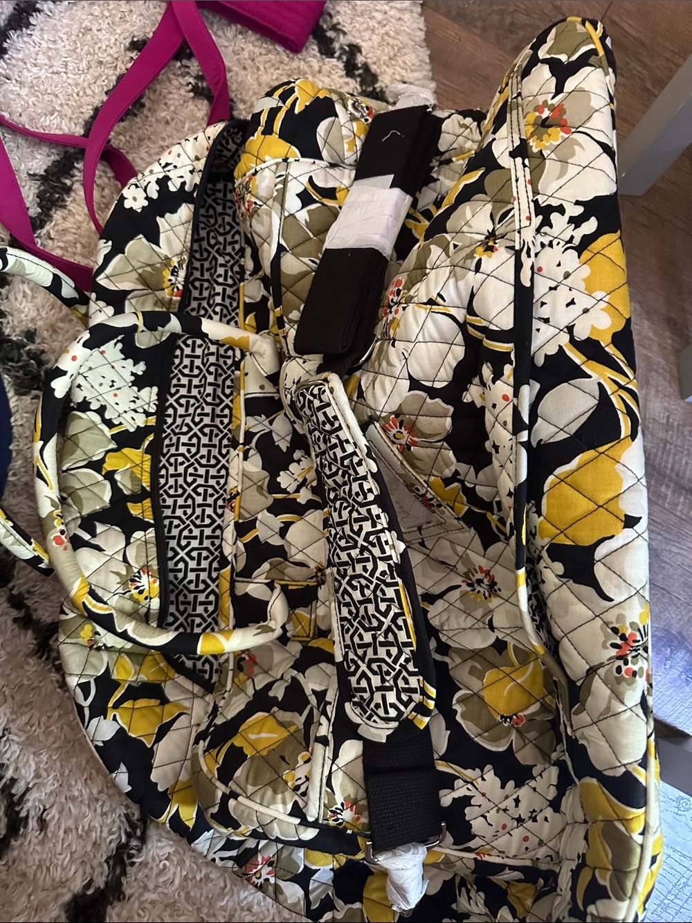 Vera Bradley large duffle and shoulder bag